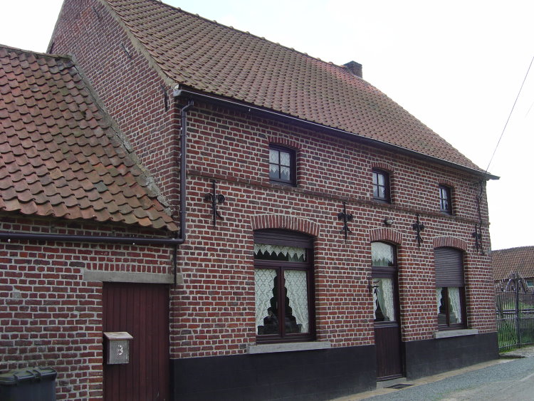 Het huis van Sylvain Albert Verbanck en Irena Clara Gillis in Balegem